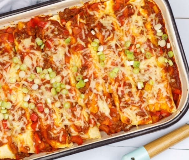 Mexicaanse enchiladas met tex mex kruiden @smaakmenutie